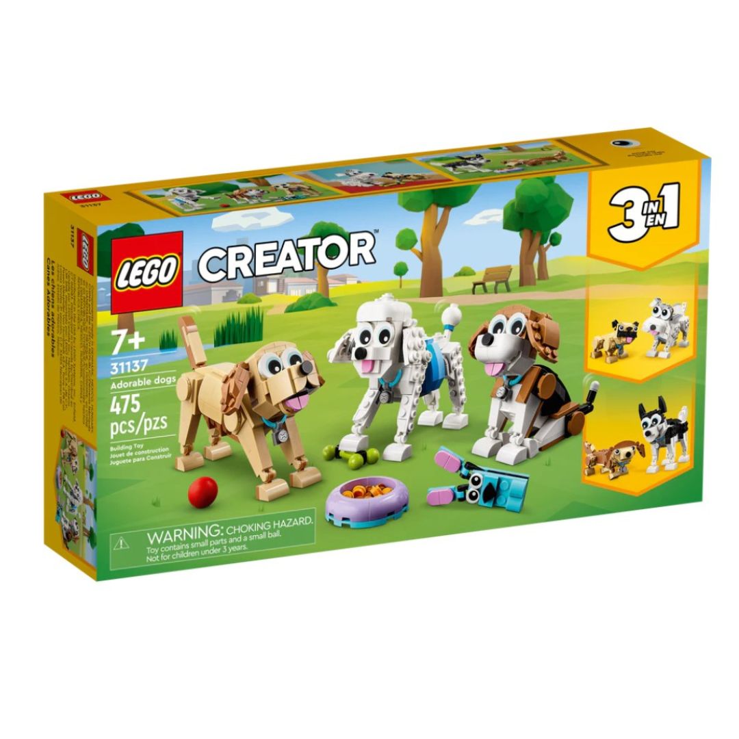 LEGO® Creator Adorable Dogs 31137 Building Toy Set
