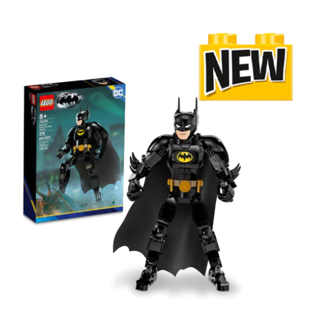 Build your very own Batman Figurine with this LEGO DC Batman Construction Figurine Building Block set. 275 pieces for those ages 8 and older.