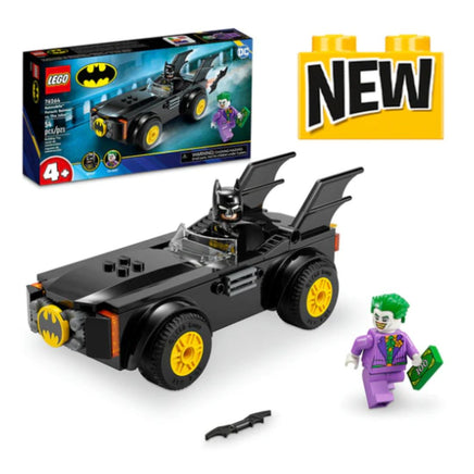 LEGO Batmobile building block toy set with the joker