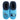 Lake Life Embroidered design on Mens Blue soft slippers from Snoozies