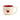 Cream-colored ceramic soup bowl with red interior, red heart, and "made with love" text from Demdaco's Warm Heart Collection.