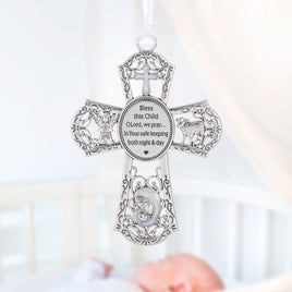 New Baby Gift Crib Cross Ornament for Baby's Room or New baby gift idea