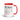 White mug with red interior and handle featuring a humorous definition of a nurse.