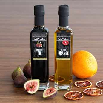 Orchard Glow Better Together Gift Set with Blood Orange Infused Olive Oil and Harvest Fig Barrel Aged Balsamic