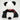 Panda plush collectible by Boyds Bears Back View