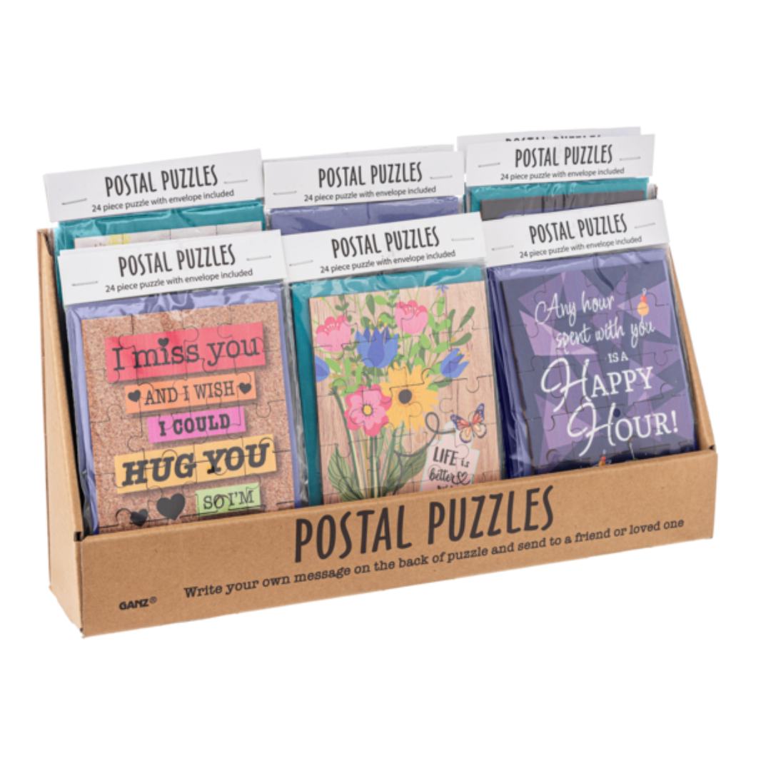 Greeting Card: Postal Puzzle Card Assorted