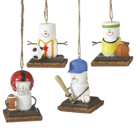 S'mores Sports Team Ornaments