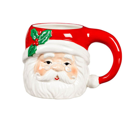 Santa Clause Coffee Mug that holds 20 oz of hot or cold beverages. 