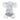 Serenity Bless This Child 11" gray plush elephant with removable crib cross by Ganz.
