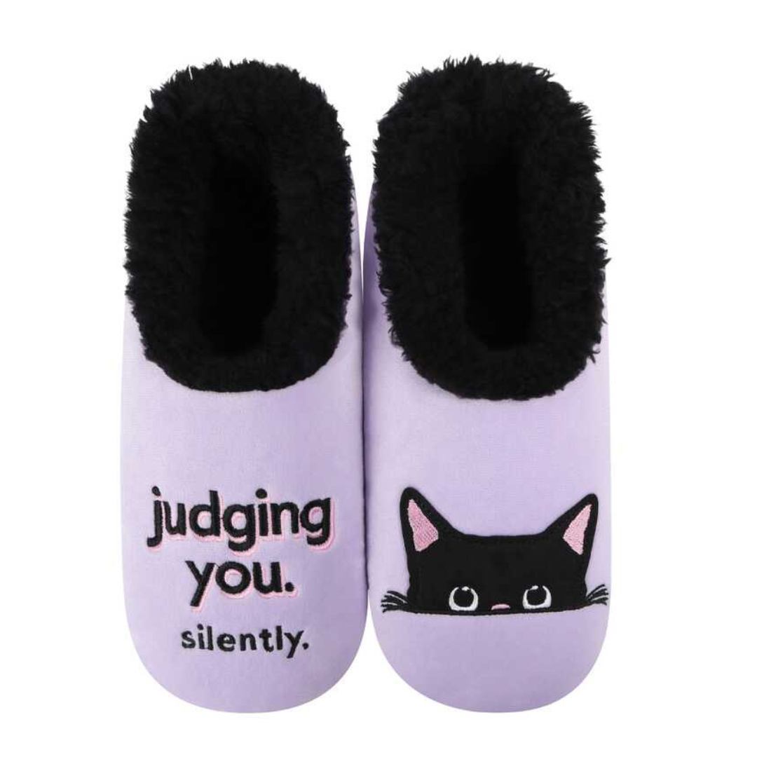 The Cat is silently judging you funny cat slippers