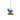 S'mores Bowling Ornament with marshmallow snowman holding bowling ball