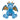 Storm the Dragon 16-inch blue plush dragon with metallic gold wings and horns from the Frannie & Friends Create-a-Cuddly collection.
