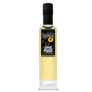 Bottle of Summer Peach White Barrel Aged Balsamic from Olivelle