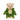 Plush bear toy wearing a green alligator outfit on a white background