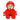 Ganz Wee Bears Red Lobster Plush 6 inch stuffed teddy bear wearing a soft red lobster costume with plush claws and black eyes.