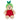 Wee Bears Strawberry plush teddy bear wearing red strawberry outfit with green leafy hood.