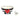 Black and white striped candy bowl with sculpted red heart and matching polka dot designed by artist Tracy Pesche.