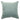 Solid light blue pillow on a white background
