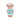 Teddy bear dressed as a nurse holding a sign saying 'You Make a Difference' on a white background