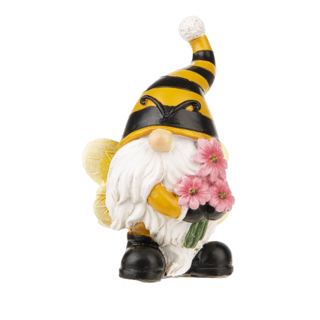 Gnome Bee Figurine - asstd