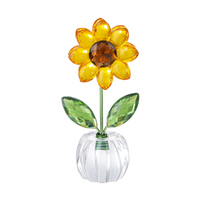 Crystal Expressions Potted Sunflower 4.5"