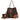 Candice Color Block Bucket Bag with matching Wallet by Mia K: Coffee Cognac