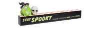 Halloween Sign with Frog Figurine Accent Shelfsitters