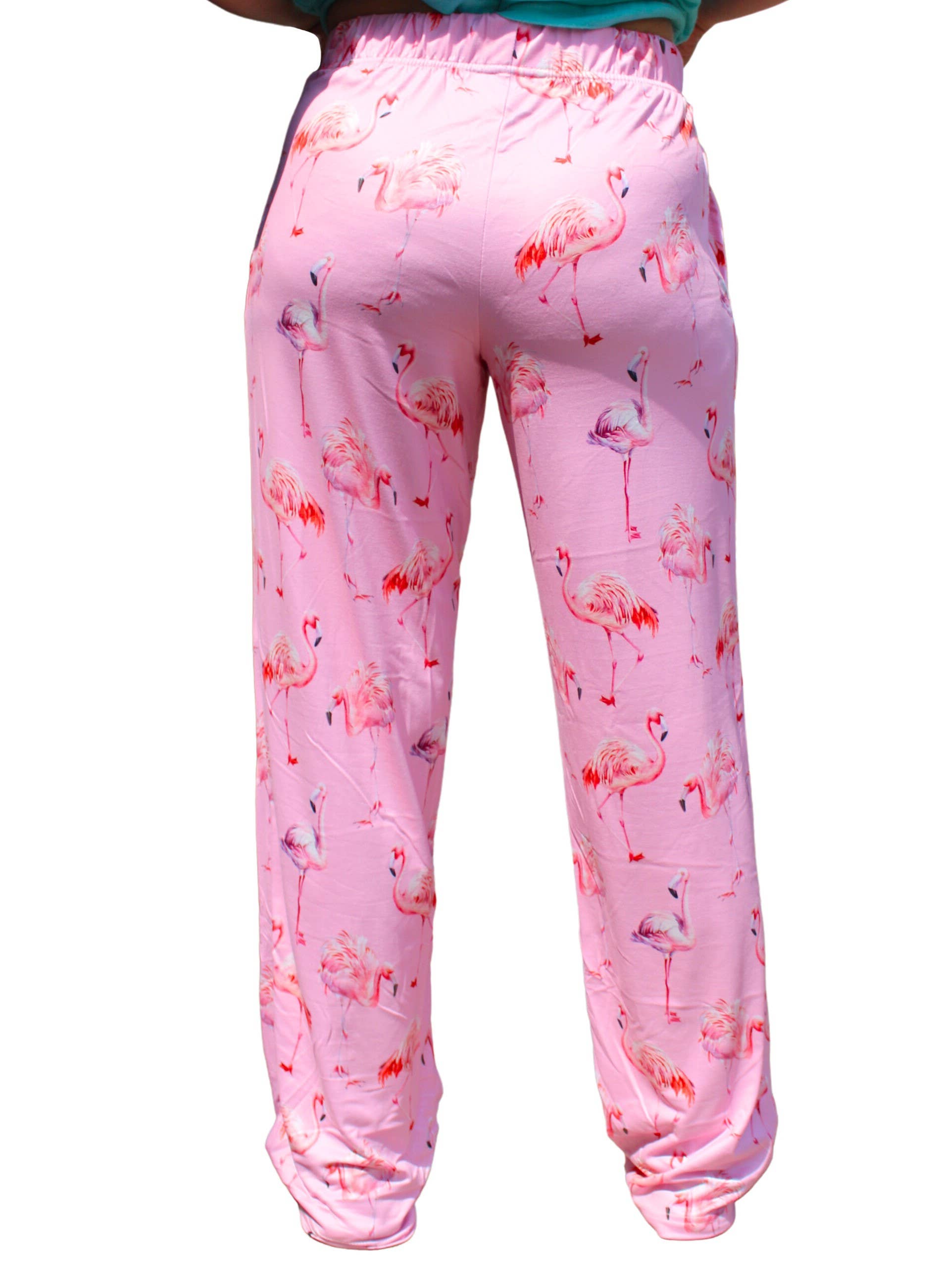 Pink Flamingo Lounge Pants: X-Large