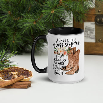 forget the glass slipper this princess wears cowboy boots cowgirl coffee mug western gift