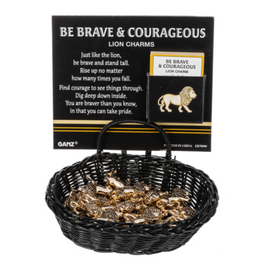 Charm - Lion Charm, Be brave & courageous
