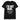 Black unisex tee with the snarky saying "I'm not rude. I just have the balls to say what everyone else is thinking" in white ink on front of tee on white background.