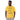 A man wearing a yellow t-shirt with humorous beer stud muffin design and text.