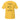 Funny dad bod graphic t-shirt with stick man holding beer and text “My problem is, I’m about 10% stud and 90% muffin” on daisy yellow tee.