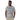 Man wearing a gray t-shirt with humorous design and text.