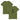 Green t-shirt with a graphic design and text on a white background