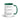 Coffee Please green interior coffee mug with amusing coffee level lines - Chivilla Bay