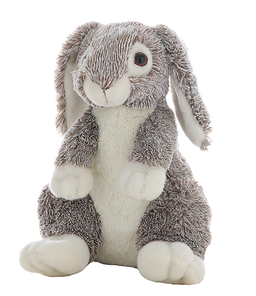Forest, the happy bunny, 16" plush stuffed animal perfect for Easter baskets and part of the Frannie and Friends create a cuddly club, available at Chivilla Bay.
