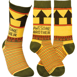 Awesome Brother Crew Socks for Men