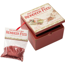 Reindeer Feed Hinged Box