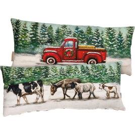 Pillow - Winter Parade Double Sided with 2 different designs