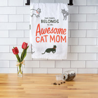 Kitchen Towel - Awesome Cat mom