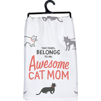 Kitchen Towel - Awesome Cat mom