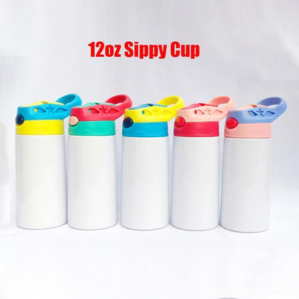 Custom 12 oz Stainless Steel Sippy Cups