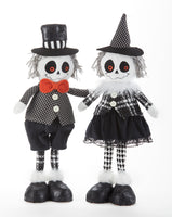 Halloween Boneskully Standing Doll, assorted
