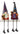 Mr. and Mrs. Warlock Wizard Gnomes for Halloween with rope legs