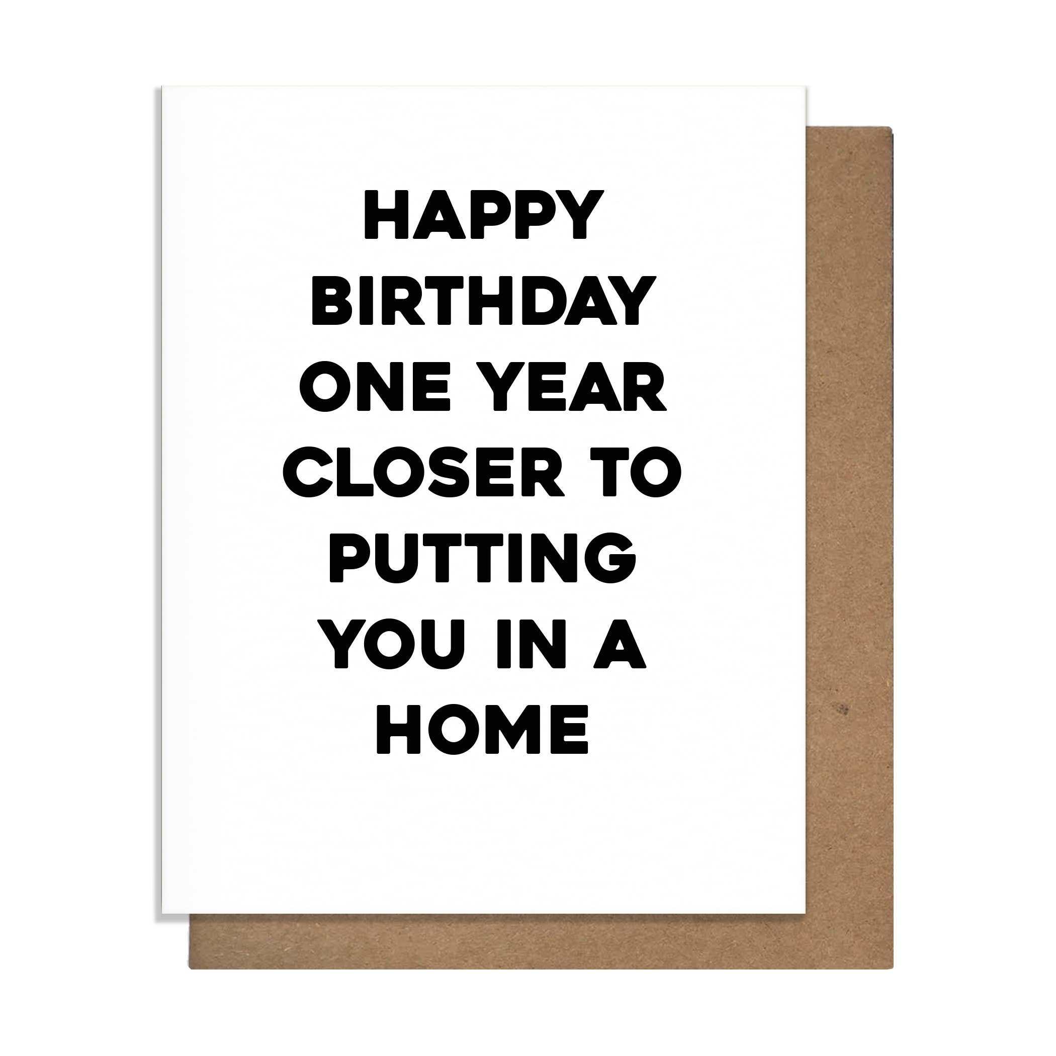 Greeting Card: Birthday In a Home