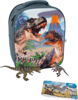 MOJO 3D Dinosaur Junior Backpack with 2 Figures