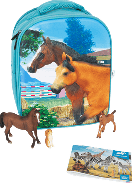 MOJO 3D Horse Stable Junior Backpack with 3 Figures
