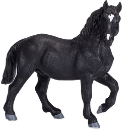 MOJO Toy Horse Black Percheron Farm Animal