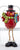 Christmas Winter Red Cardinal Figurine with Rope Legs